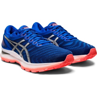 Asics Buty biegowe Gel Nimbus 22 (Amortyzacja) niebiesko-royalny/srebrny męskie